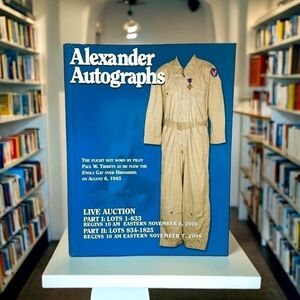 Collector’s Handbook Vintage Alexander Autographs Auction Catalogue Exhibit Book
